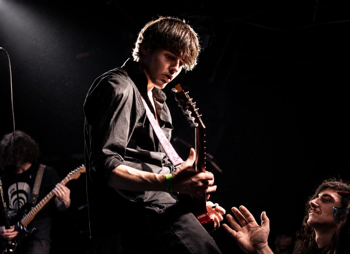 Guitarist performing live photographed by Audio Agenda